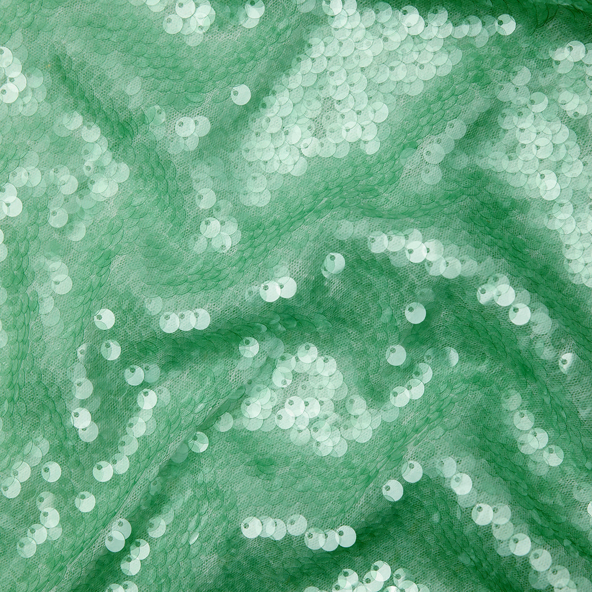 Green Sequin Midi Dress