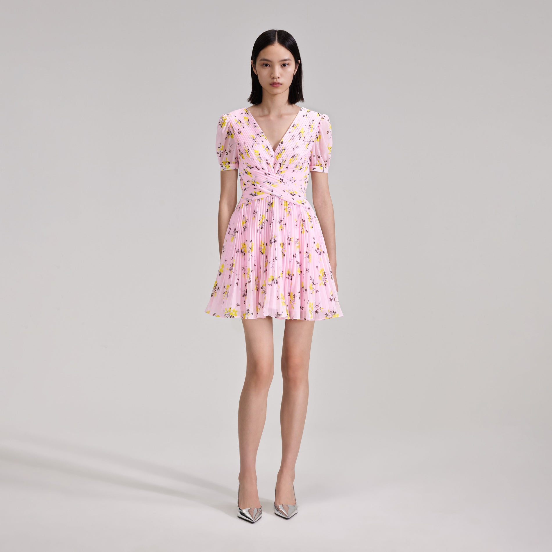 Buy Pink Floral Bandeau Mini Summer Dress from the Next UK online shop