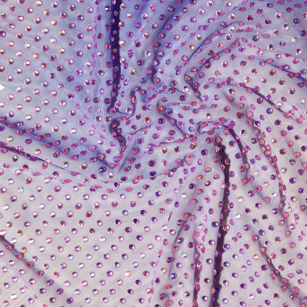 Lilac Contour Print Midi Dress