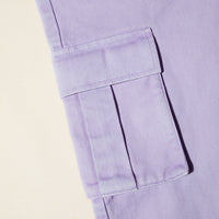 Lilac Denim Cargo Jeans