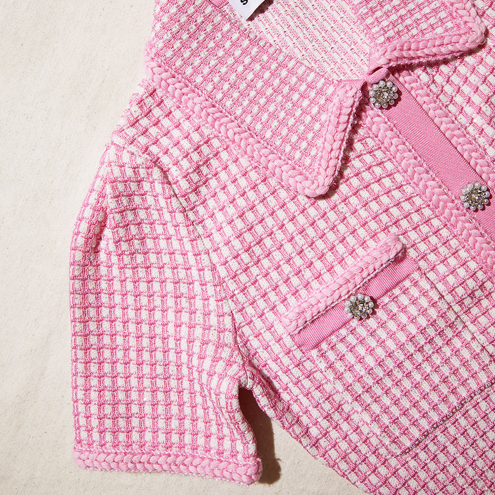 Cropped lurex Monogram sweater PINKO → Shop Online
